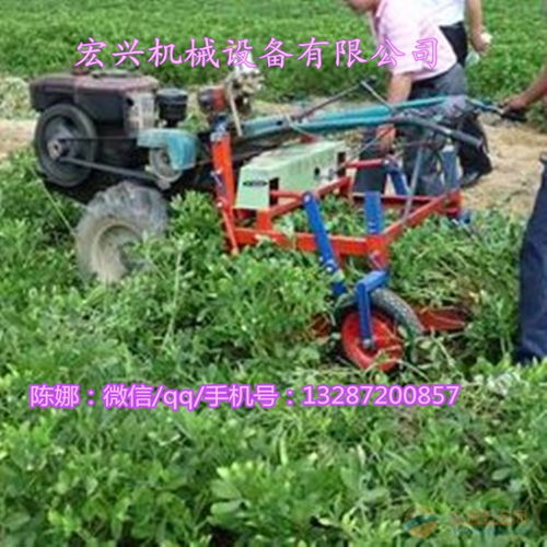 手扶車帶動(dòng)花生收獲機(jī)鏈條式土豆收獲機(jī)專業(yè)收獲機(jī)